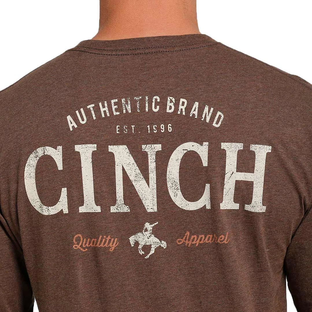 Cinch Men's Logo Graphic Long Sleeve T-Shirt - Image 4