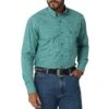 Wrangler Men's George Strait Plaid Button-Down Shirt