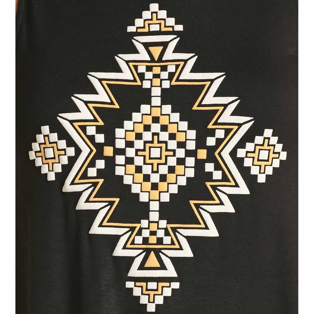 Panhandle Women's Aztec Print Handkerchief Tank Top - Image 2