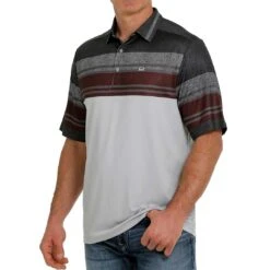 Cinch Men's Arena Flex Sublimated Print Polo