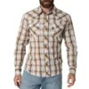 Wrangler Men's Fashion Plaid Snap Shirt
