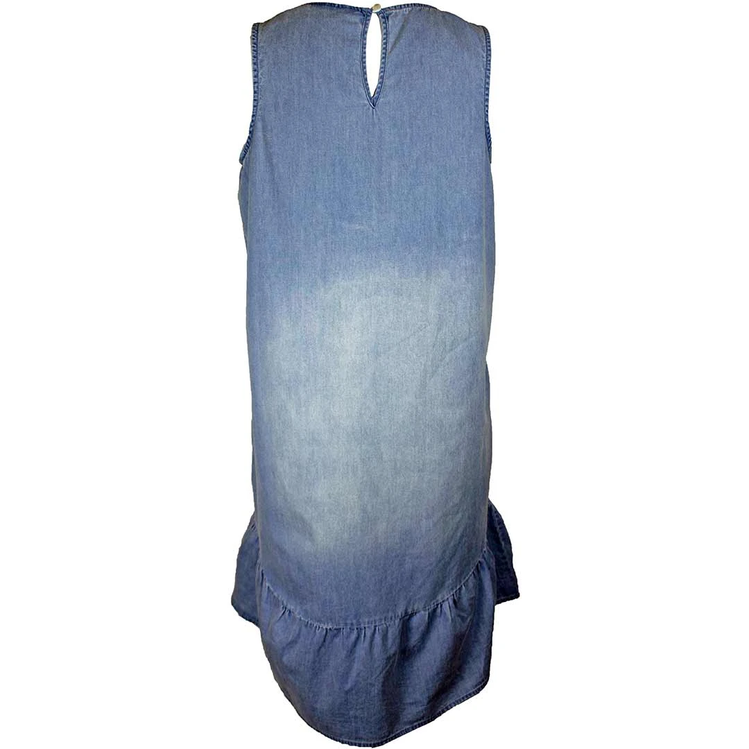Panhandle Women's Embroidered Denim Tank Dress - Image 2