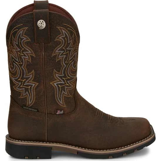 Justin Men's Fireman Cowboy Boots - Image 2