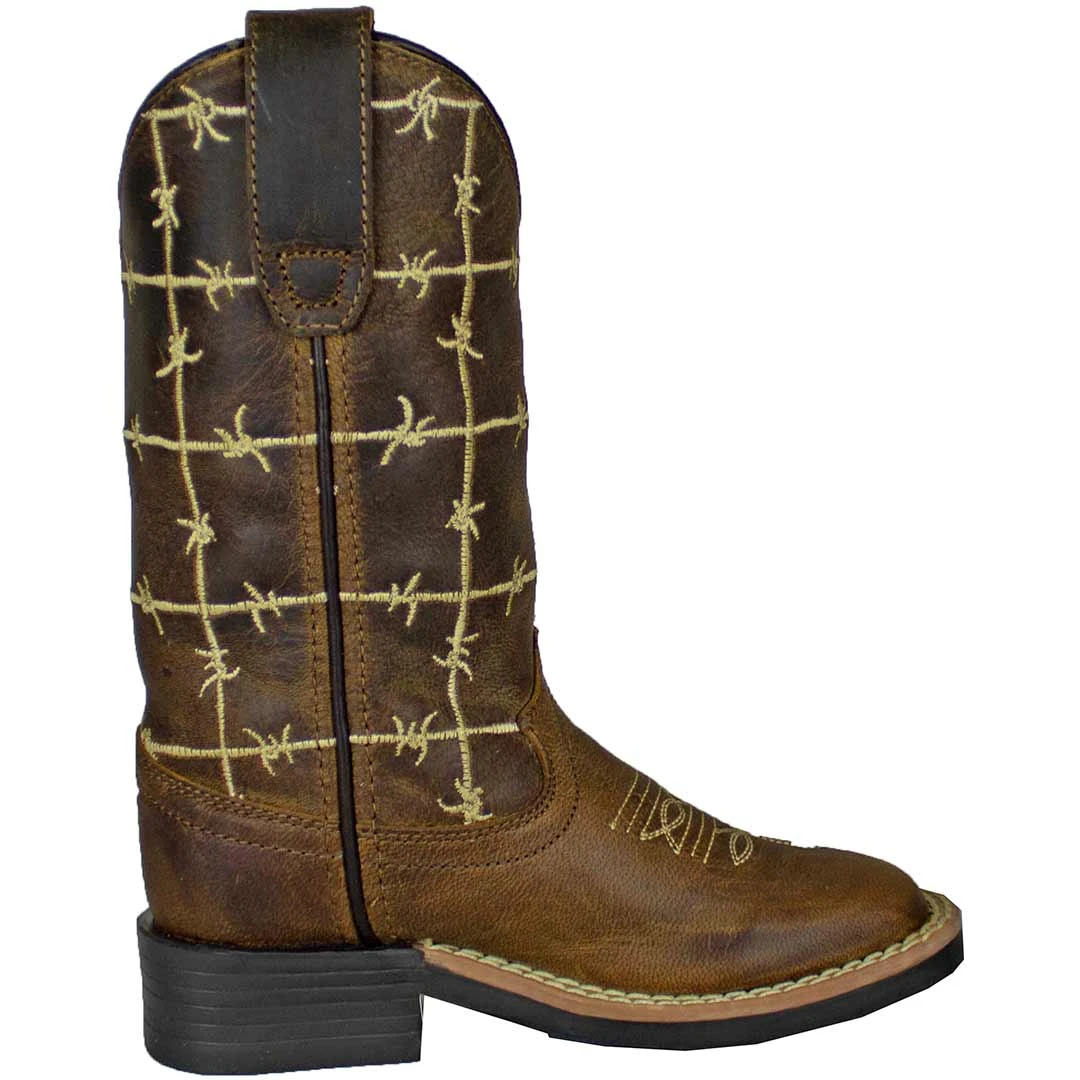 Cowboy Legend Kids' Barbed Wire Cowboy Boots - Image 3