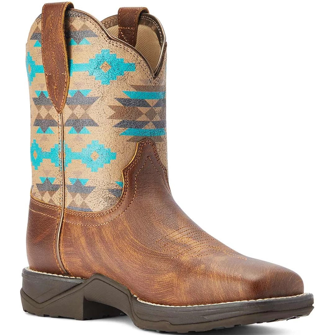 Ariat Women's Anthem Shortie Savanna Cowgirl Boots - Image 2