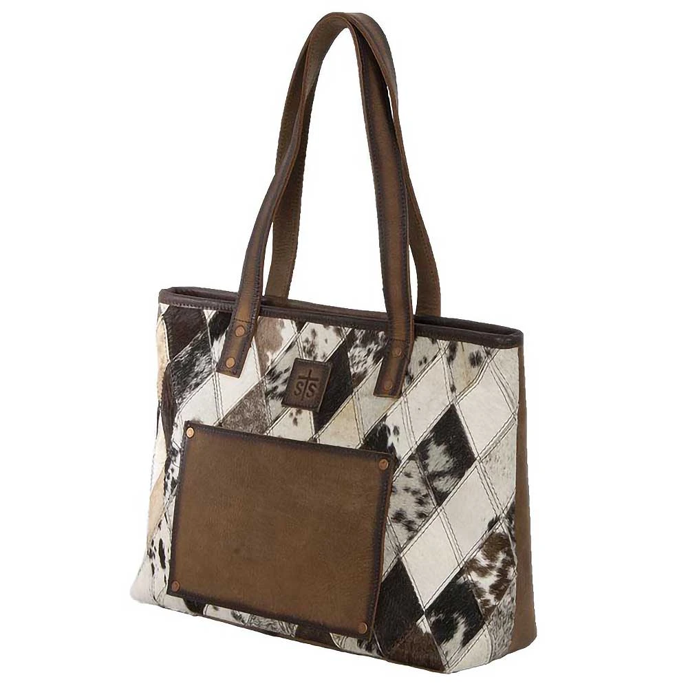 STS Ranchwear Women's Diamond Cowhide Tote - Image 3