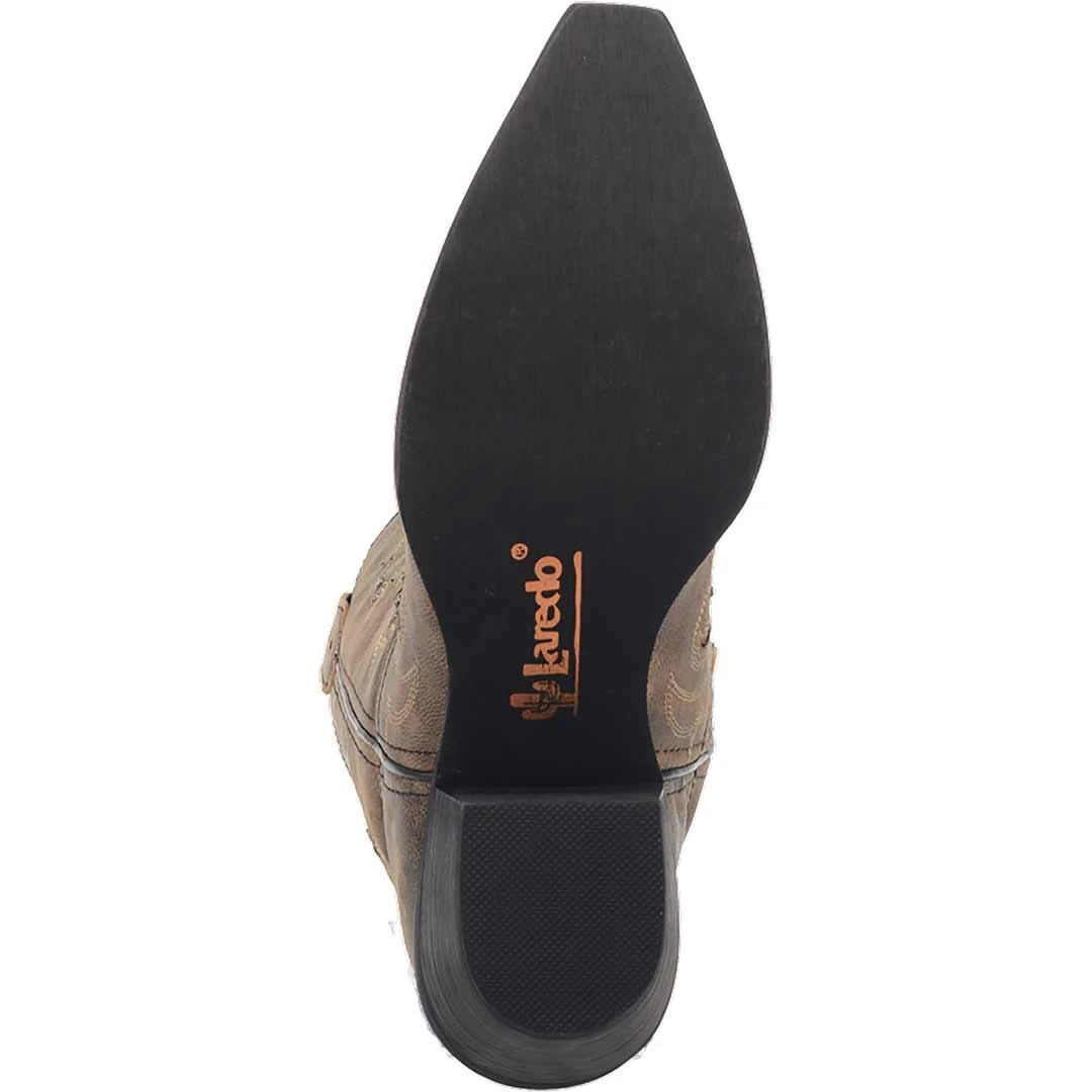 Laredo Women's Vanessa Wide Calf Leather Cowgirl Boots - Image 8