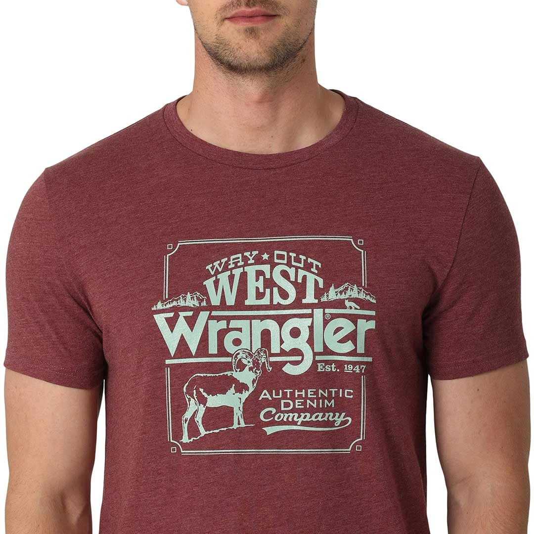 Wrangler Men's Way Out West Graphic T-Shirt - Image 3