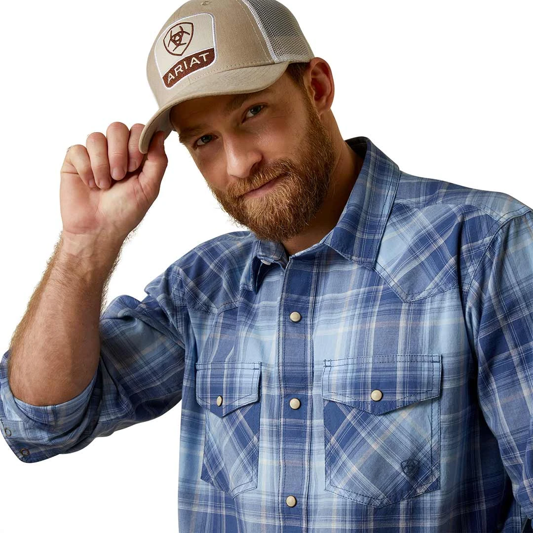 Ariat Men's Halmaty Retro Fit Snap Shirt - Image 3