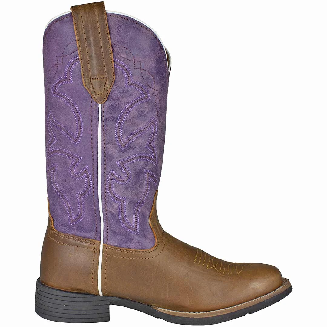 Roper Women's Purple Shaft Cowgirl Boots - Image 4