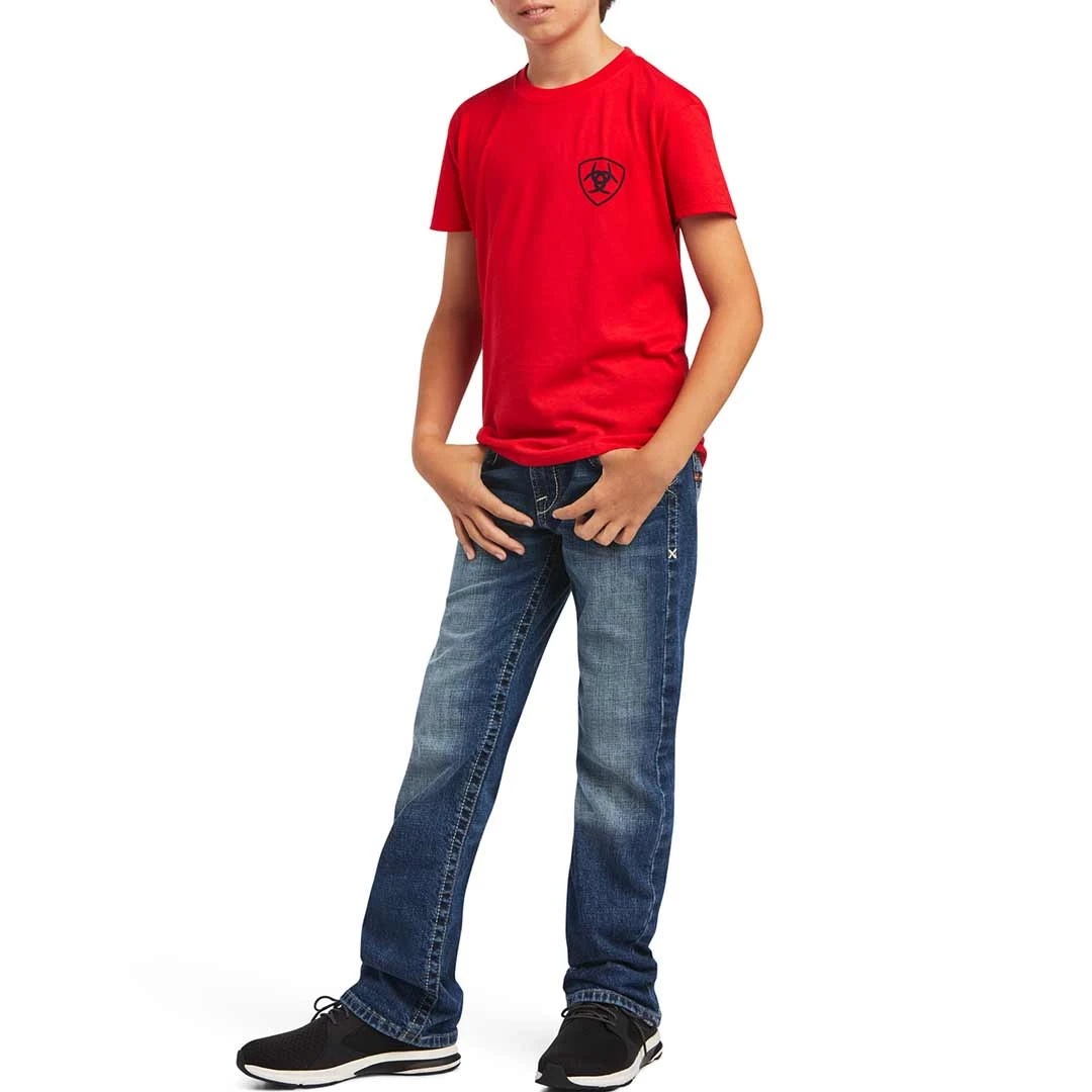 Ariat Boys' Diamond Wood Graphic T-Shirt - Image 4