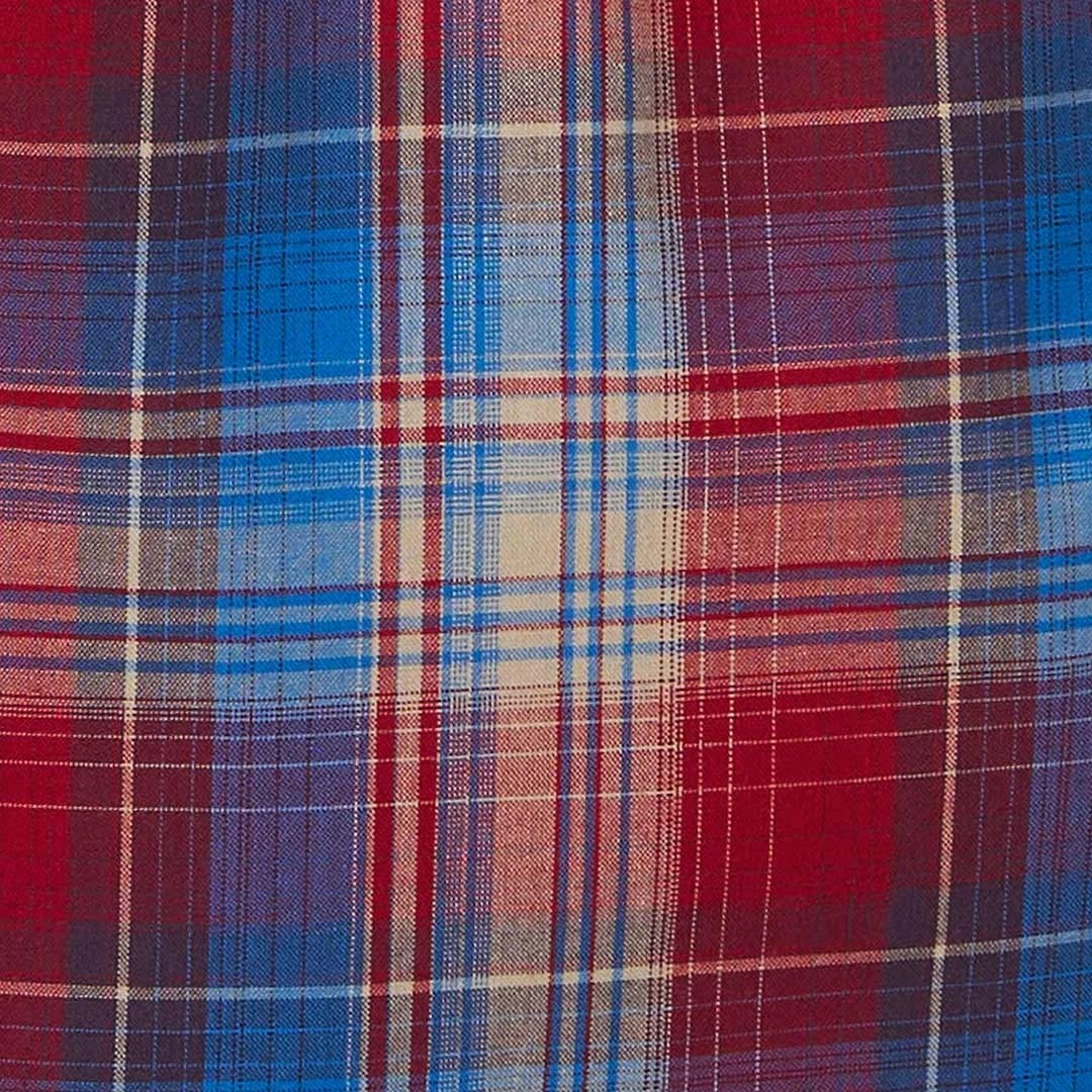 Wrangler Boys' Retro Sawtooth Plaid Snap Shirt - Image 4