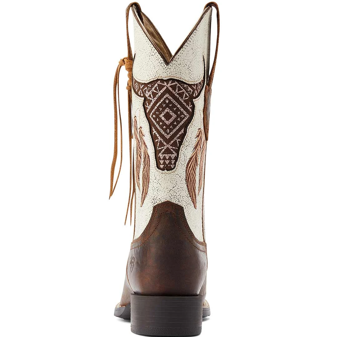 Ariat Women's Round Up Southwest StretchFit Cowgirl Boots - Image 4