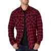 Wrangler Men's Retro Flannel Buffalo Plaid Snap Shirt