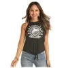 Rock & Roll Cowgirl Women's Cactus Ranch High Neck Tank