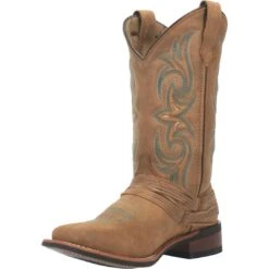 Laredo Women's Sadie Fringe Leather Cowgirl Boots
