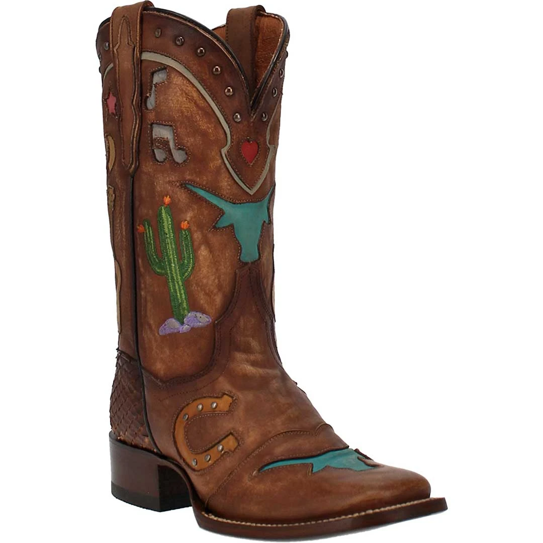 Dan Post Women's Western Dream Square Toe Cowgirl Boots - Image 2