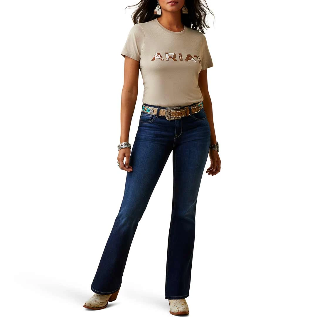 Ariat Women's Cowhide Logo Graphic T-Shirt - Image 4