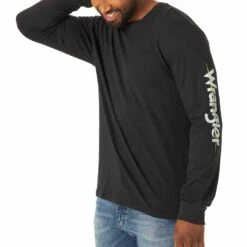 Wrangler Men's Arm Logo Graphic T-Shirt