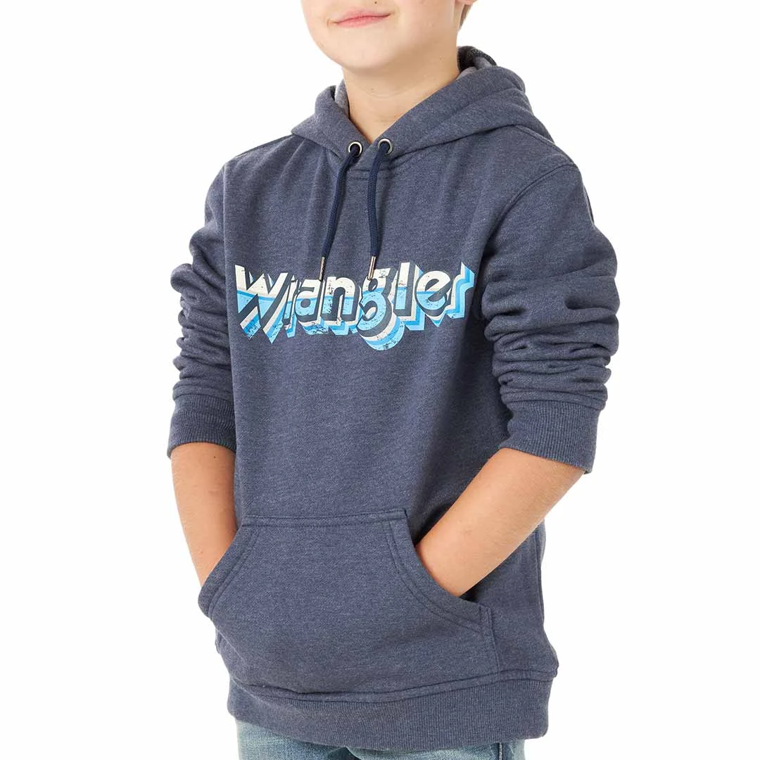 Wrangler Boys' Kabel Logo Graphic Hoodie