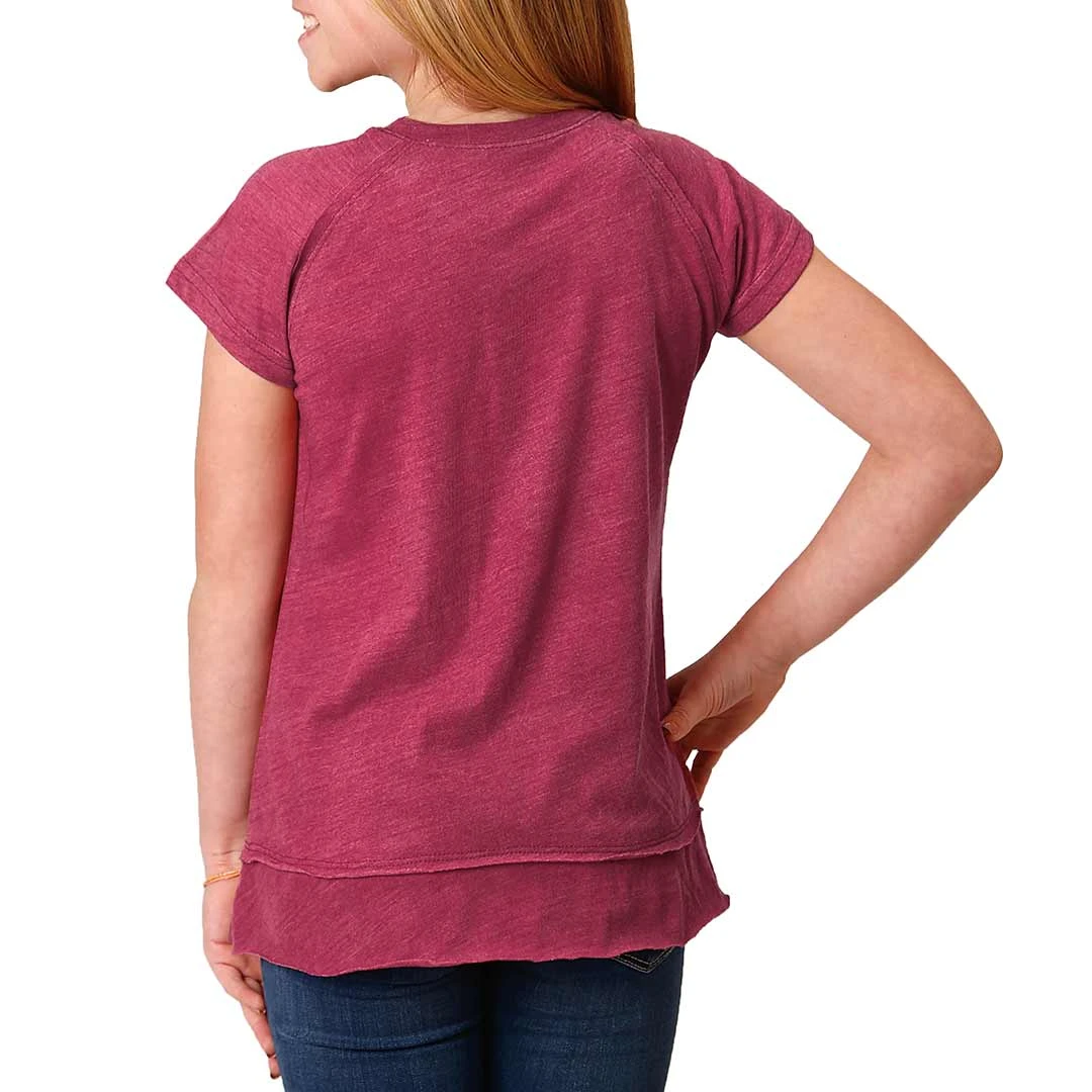 Roper Girls' I'd Rather Graphic T-Shirt - Image 2