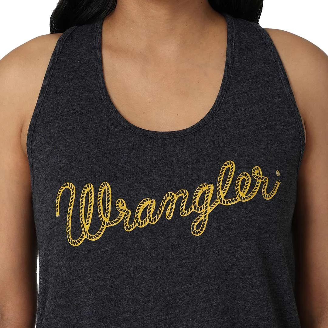 Wrangler Women's Rope Logo Racer Back Tank Top - Image 3