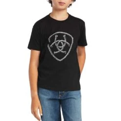 Ariat Boys' Rope Shield Graphic T-Shirt