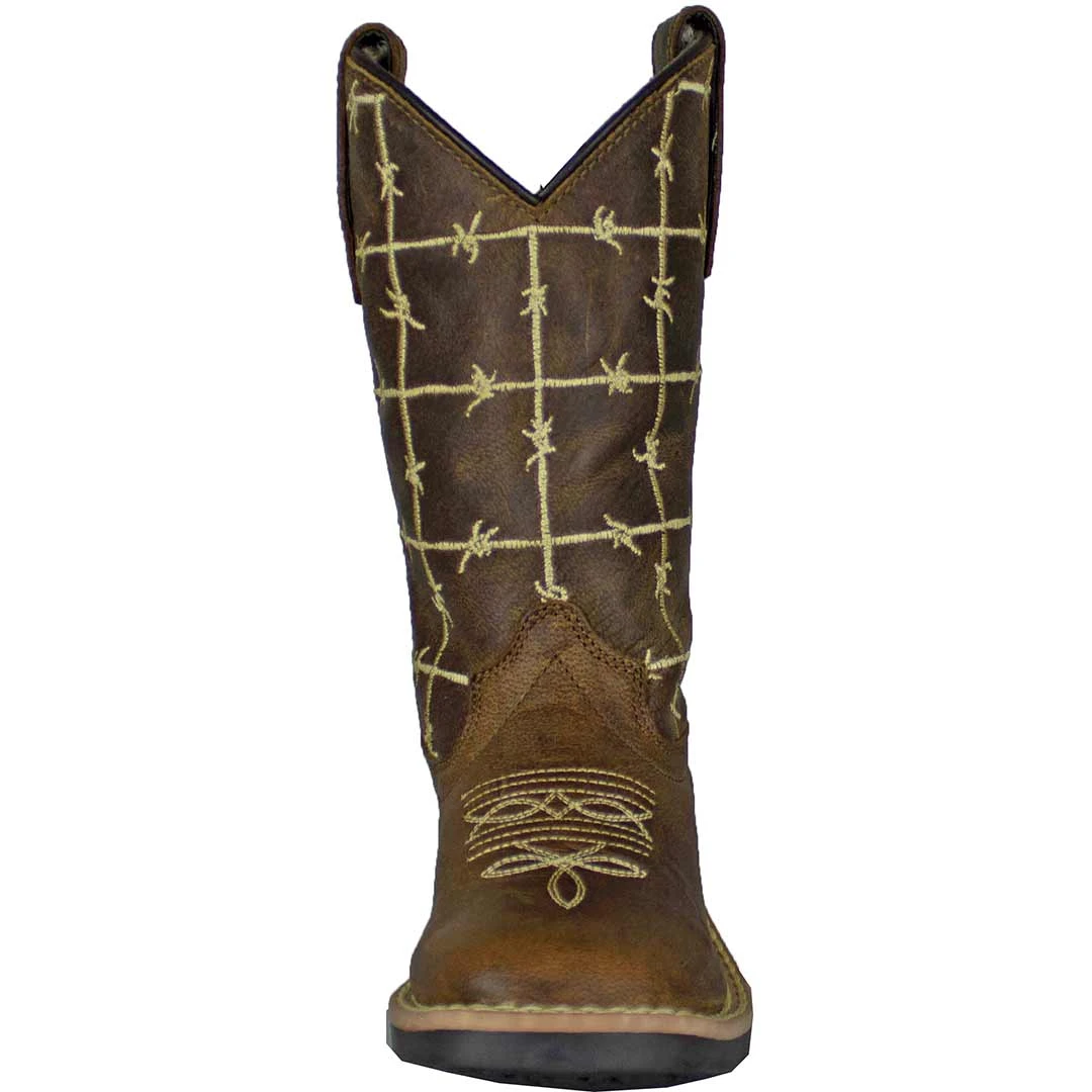 Cowboy Legend Kids' Barbed Wire Cowboy Boots - Image 4