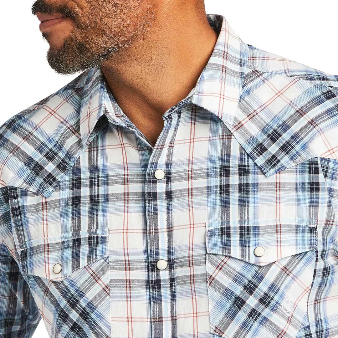 Ariat Men's Haye Retro Fit Short Sleeve Snap Shirt - Image 3