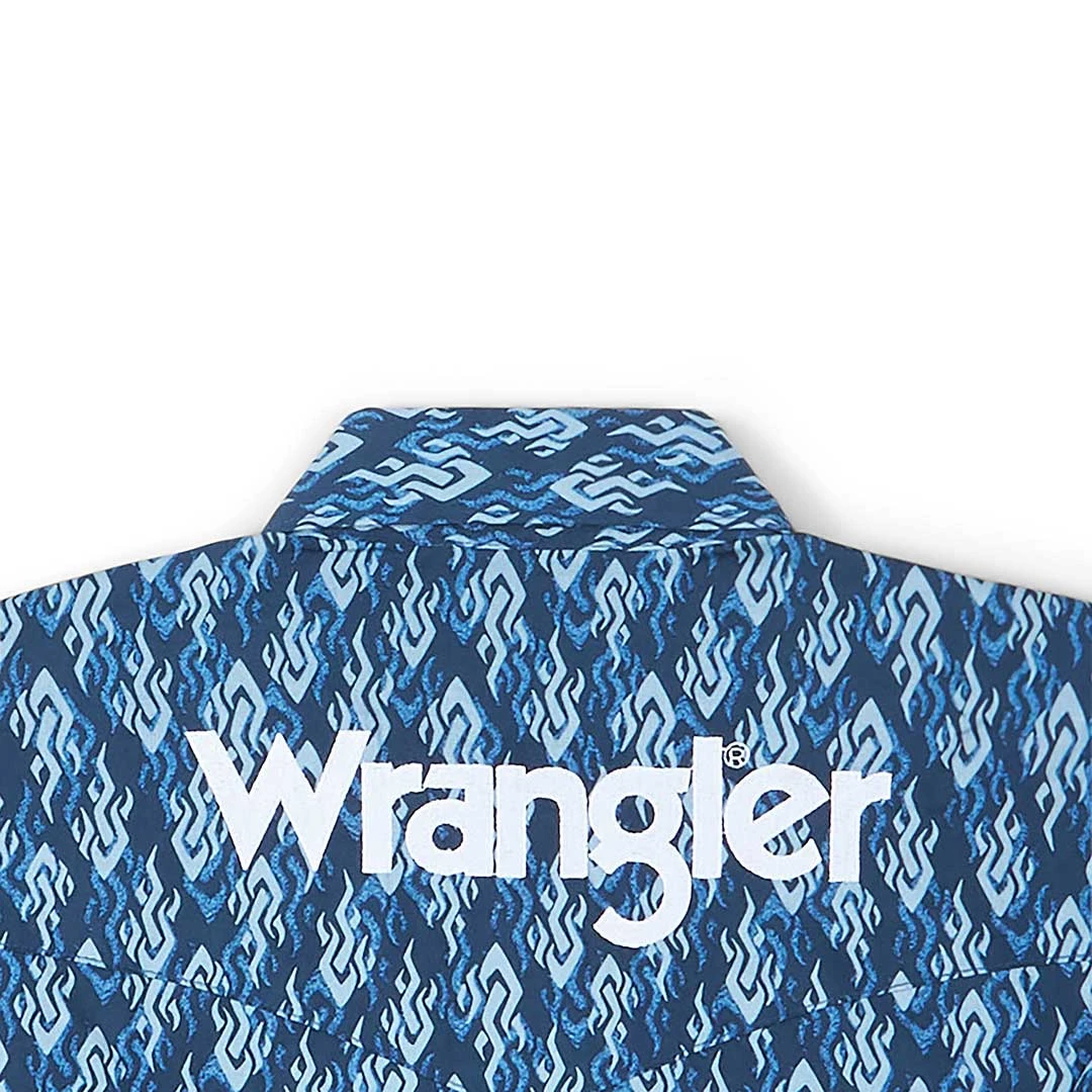 Wrangler Men's Logo Geometric Print Shirt - Image 3