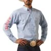 Ariat Men's Pro Series Team Hylton Fitted Button-Down Shirt