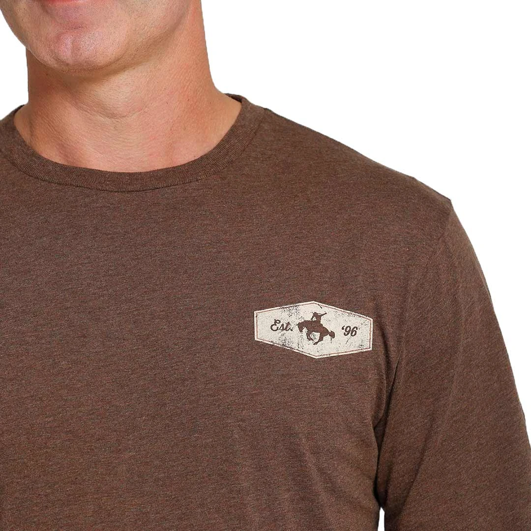 Cinch Men's Logo Graphic Long Sleeve T-Shirt - Image 3