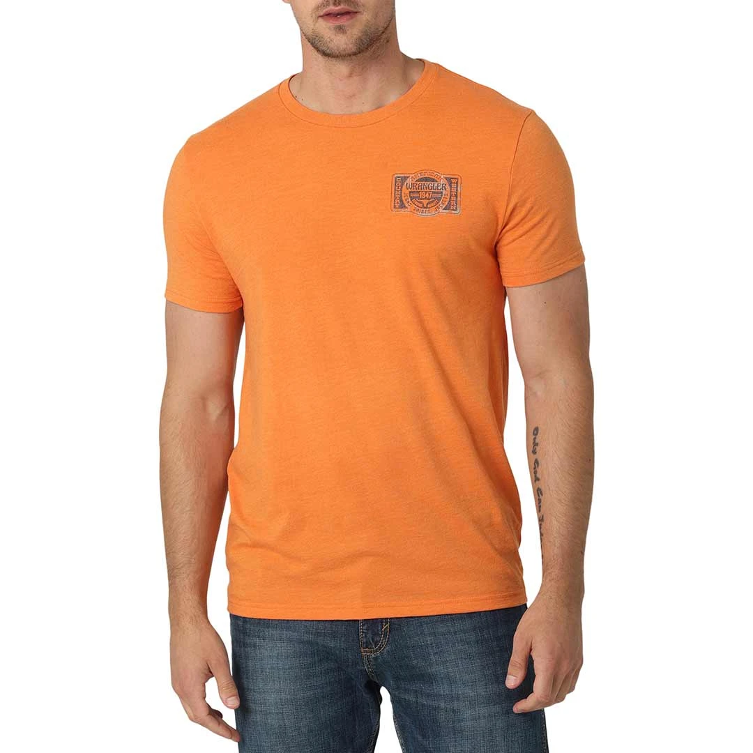 Wrangler Men's Vintage Belt Buckle Graphic T-Shirt