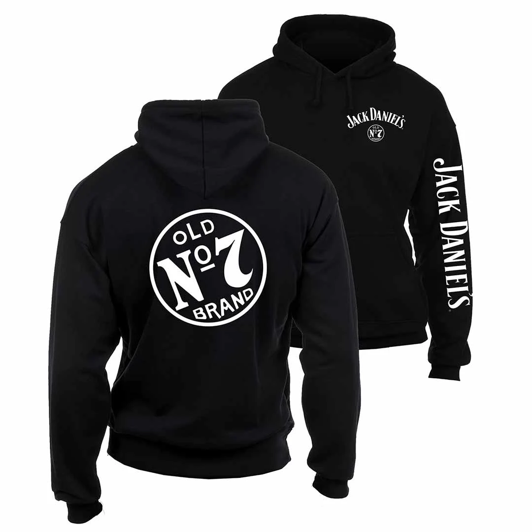 Jack Daniel's Men's No. 7 Logo Graphic Hoodie
