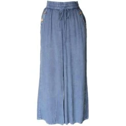 Keren Hart Women's Denim Palazzo Pants