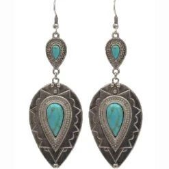 M&F Western Products Inverted Teardrop Earrings