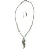 M&F Western Women's Feather Bead Jewelry Set