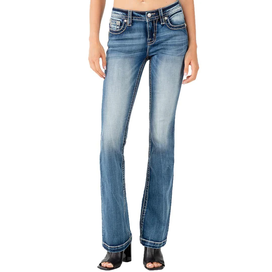 Miss Me Women's Tropical Dream Bootcut Jeans - Image 2