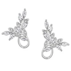 Montana Silversmiths Frozen In Time Leaf Earrings