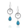 Montana Silversmiths Haloed Moon Rising Turquoise Earrings