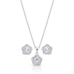 Montana Silversmiths Women's Starlight Flower Jewelry Set
