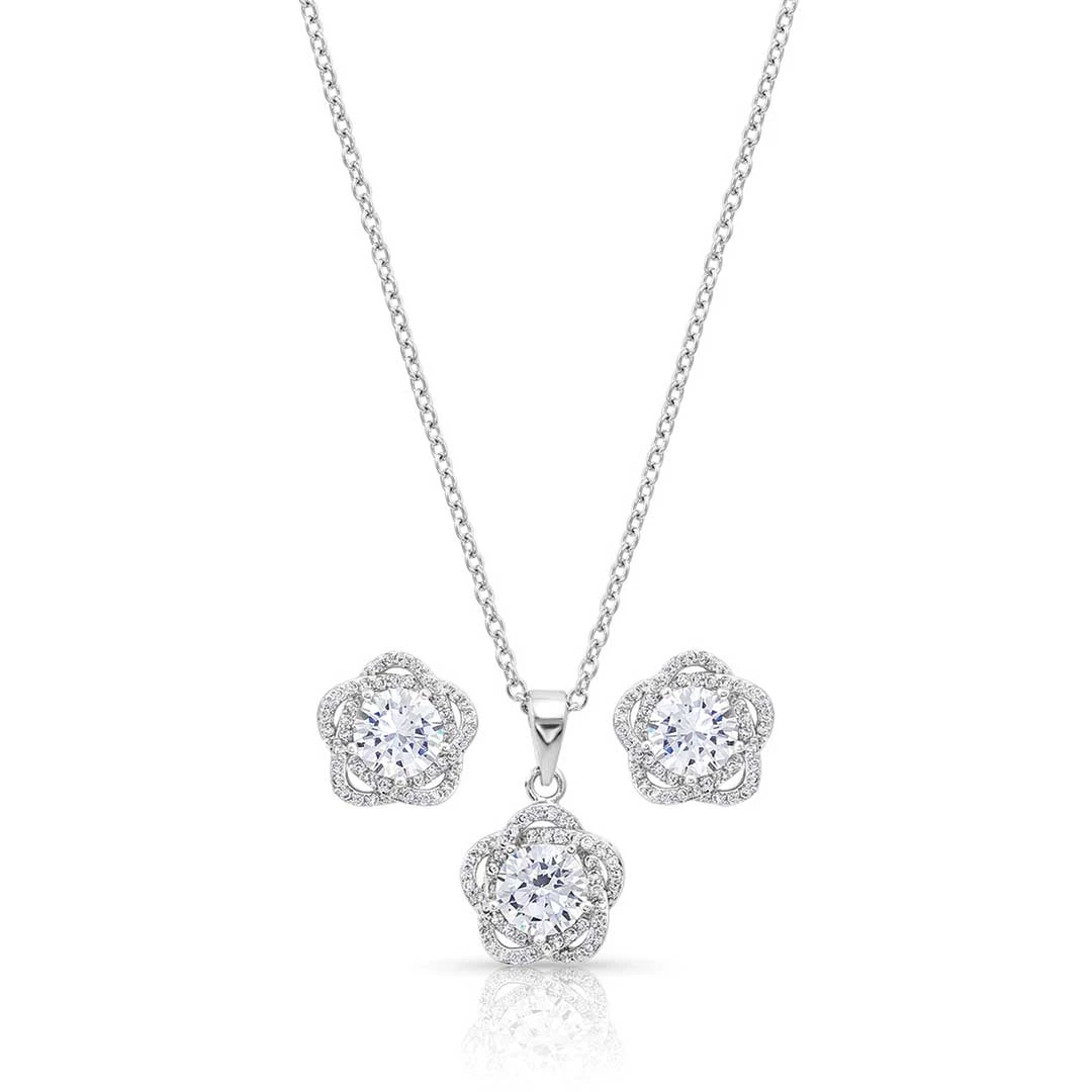 Montana Silversmiths Women's Starlight Flower Jewelry Set