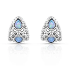 Montana Silversmiths Stunning & Stacked Silver Filigree Earrings