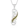 Montana Silversmiths Sunfire Filigree Feather Necklace
