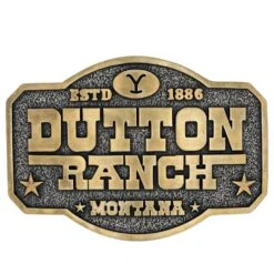 Montana Silversmiths The Dutton Ranch Attitude Buckle