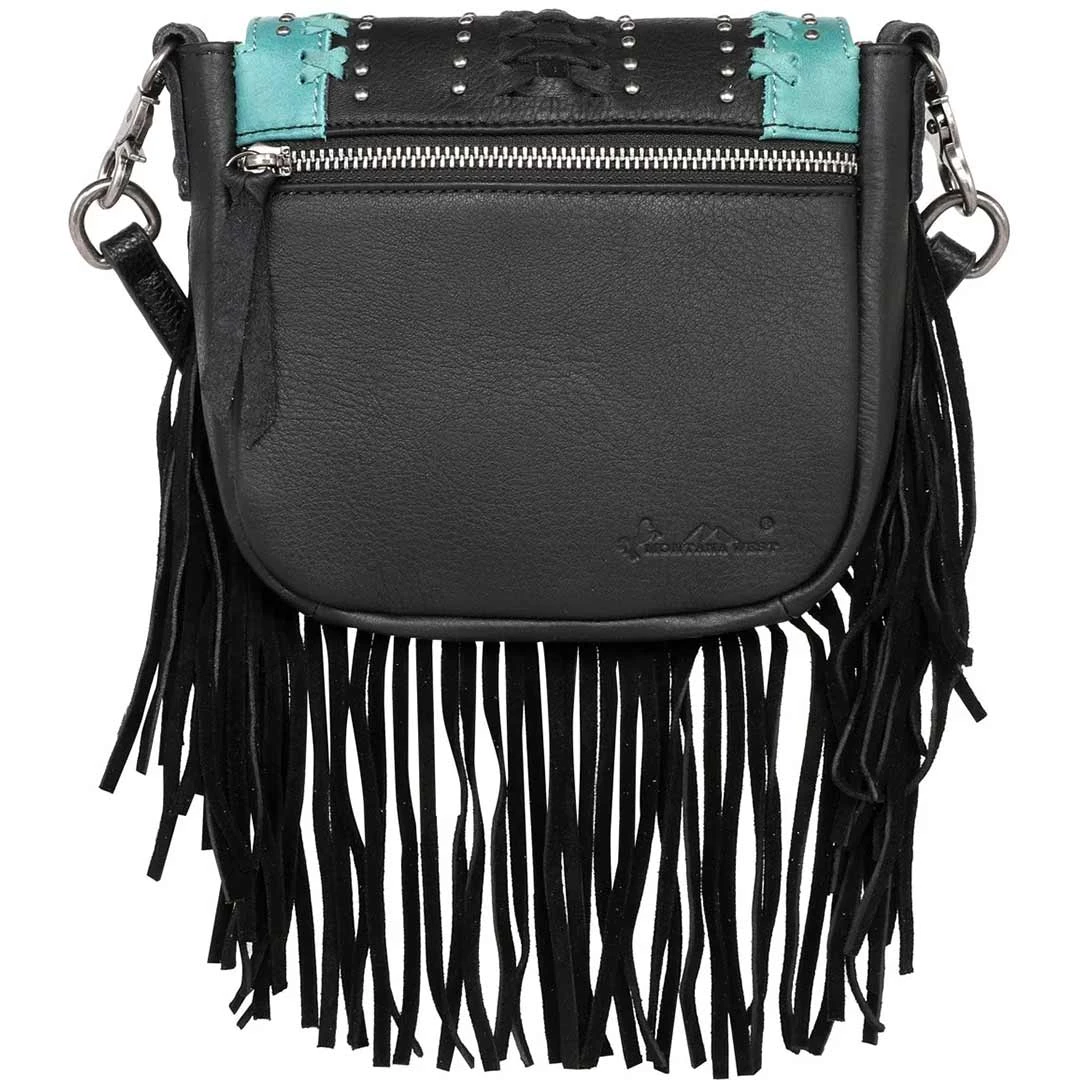 Montana West Leather Fringe Crossbody - Image 2