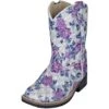 Old West Toddler Girls' Floral Bling Cowgirl Boots