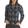 Panhandle Rough Stock Women's Plaid Snap Shirt