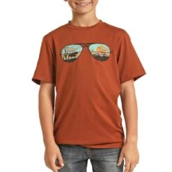 Rock & Roll Cowboy Boys' Shades Graphic T-Shirt