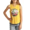Rock & Roll Cowgirl Girls' Criss-Cross Neck Tank Top